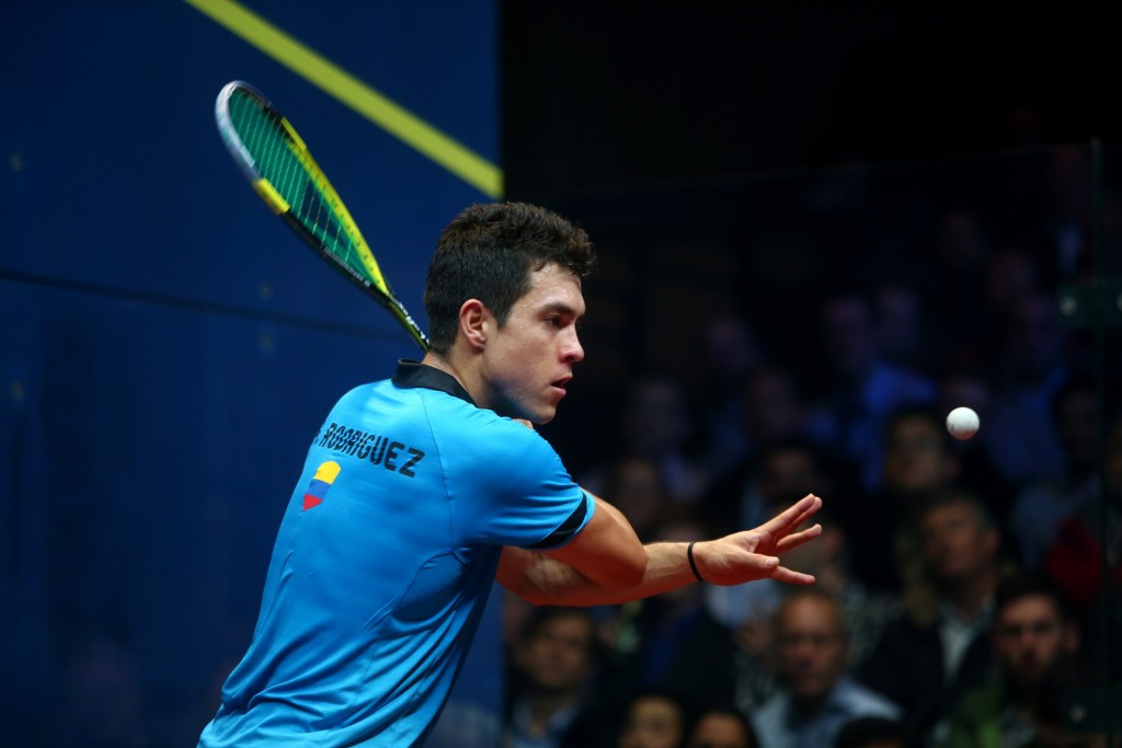 World number four Miguel Rodriguez of Colombia claimed Pan American Games men's singles squash gold ©Getty Images