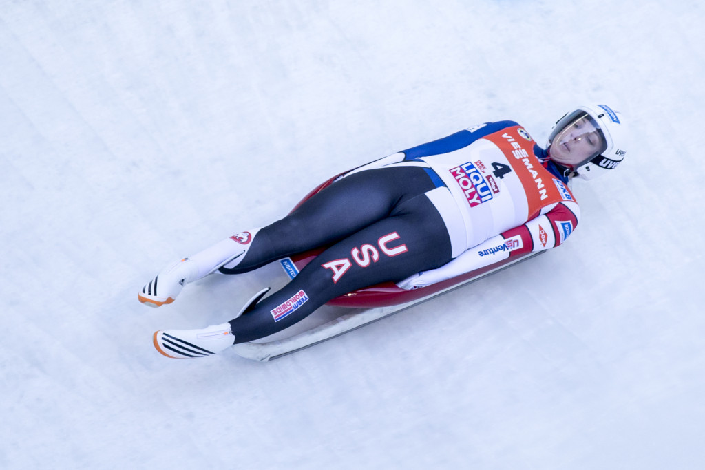 Erin Hamlin won an Olympic bronze medal in luge for the United States at Sochi 2014 ©Getty Images