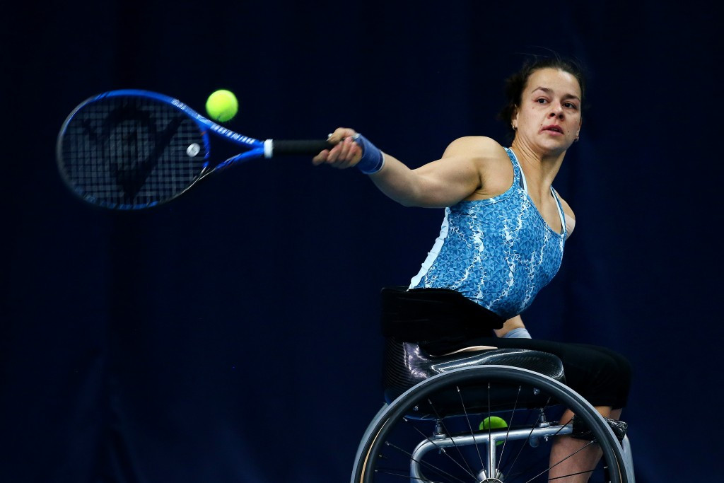 Marjolein Buis reached the final of the South Africa Wheelchair Tennis Open today ©Getty Images