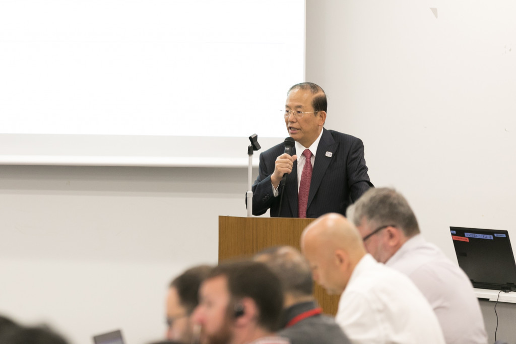 Tokyo 2020 chief executive Toshirō Mutō addressed the attendees ©Tokyo 2020 - Uta Mukuo