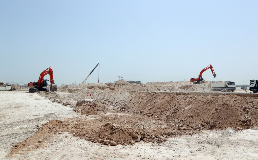 Work has begun on the Lusail Stadium, due to host the 2022 World Cup final ©Getty Images