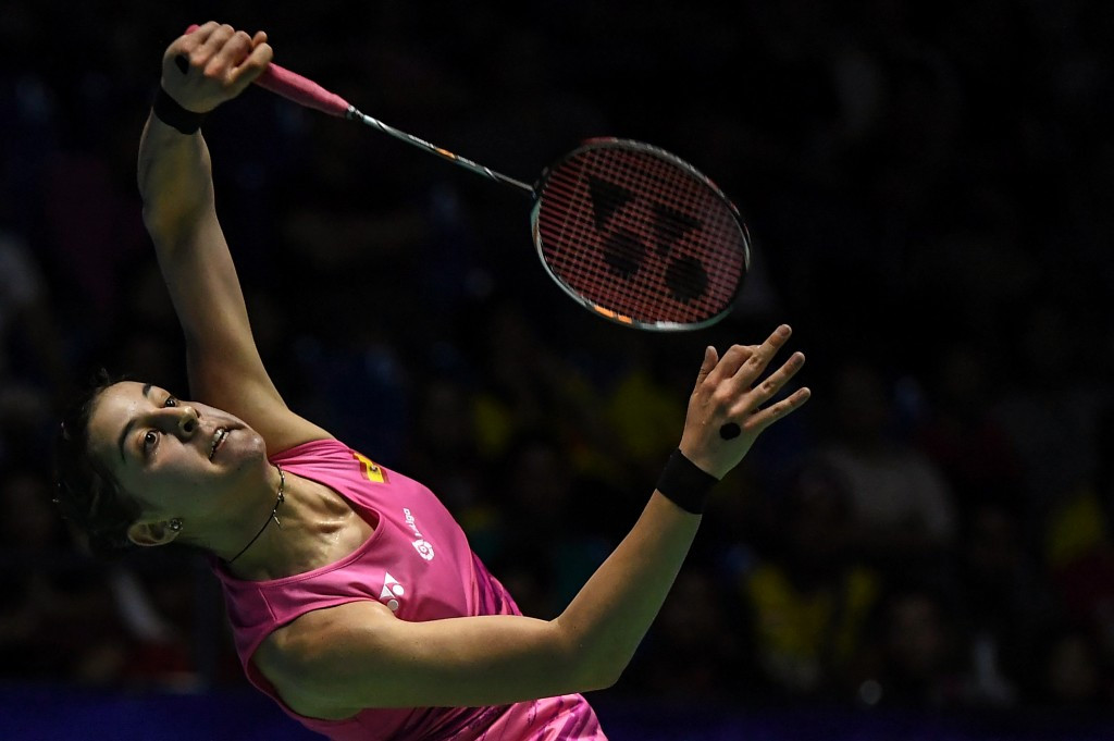 Olympic champion Carolina Marin set up a rematch of the Rio 2016 gold medal match ©Getty Images