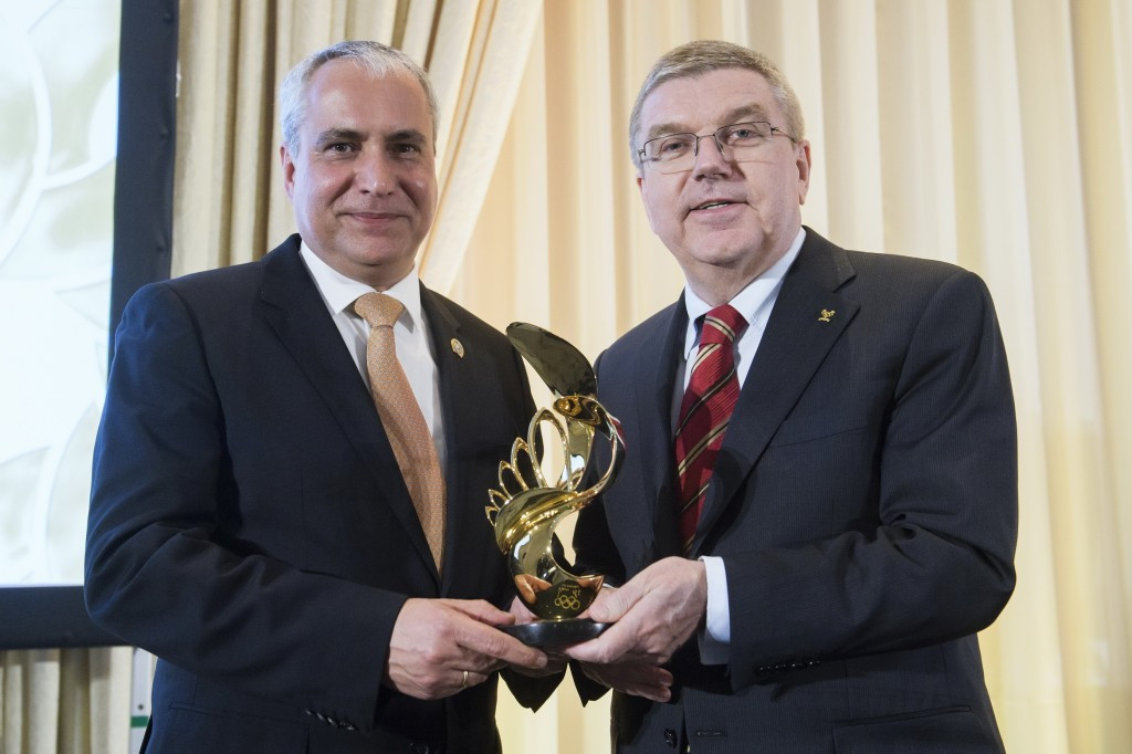 De Vos awarded IOC President's Trophy