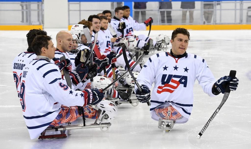 The United States, pictured, beat Sweden 7-0 today ©IPC/Flickr