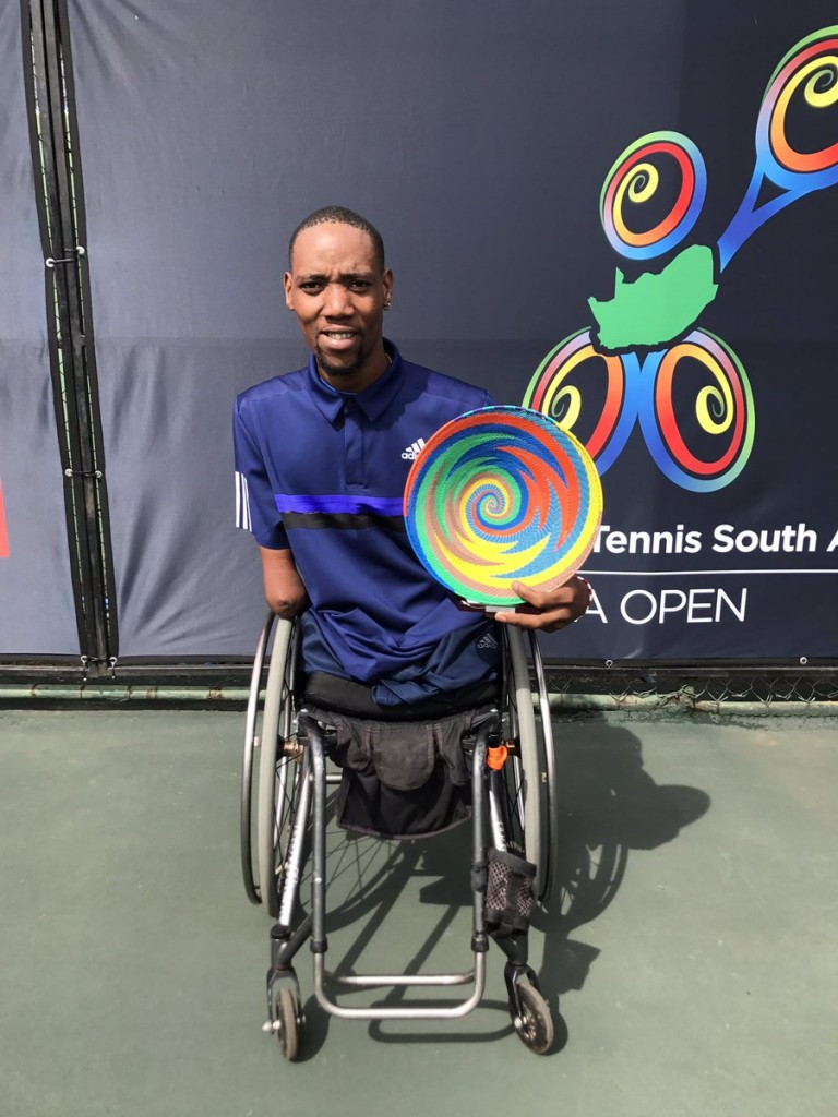 Sithole wraps up quad singles title at South Africa Wheelchair Tennis Open