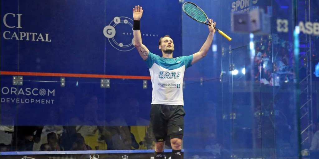 France's Gregory Gaultier claimed his fourth successive PSA World Tour title with victory in the men's El Gouna International Squash Open ©PSA