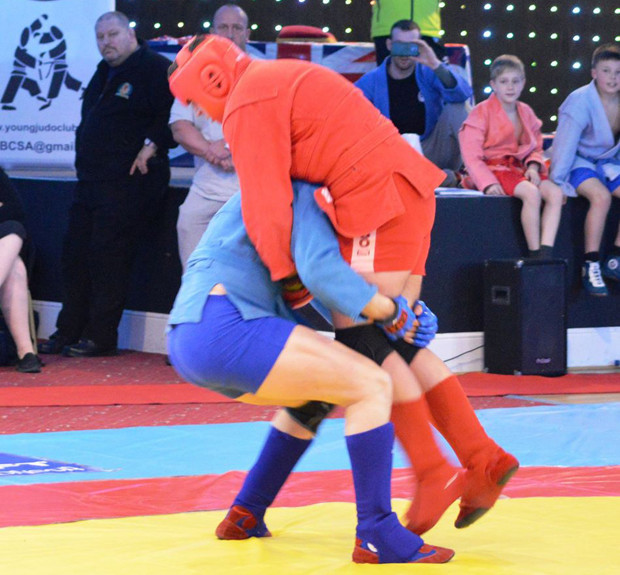 Eight countries were represented at the British Sambo Open Championships ©FIAS