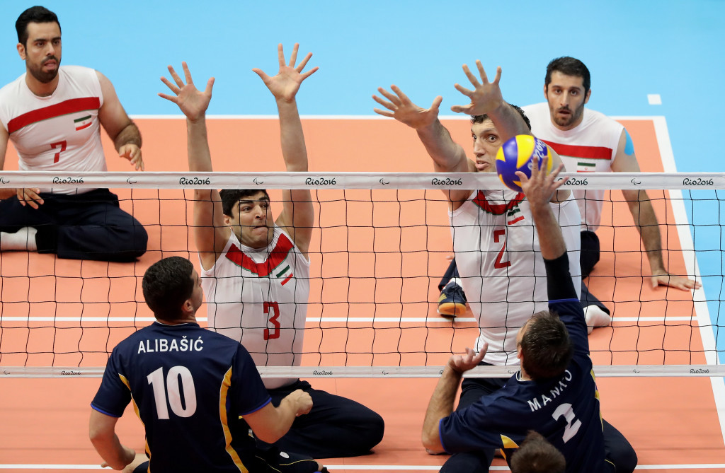 Bosnia and Herzegovina finished runners-up to Iran in the men's sitting volleyball competition at the Rio 2016 Paralympic Games ©Getty Images