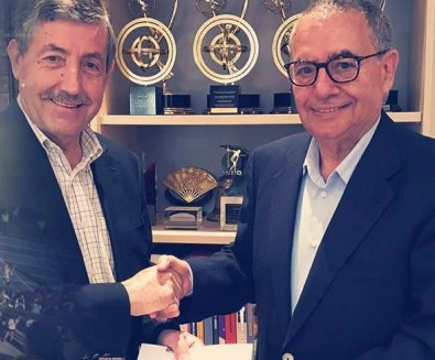  José Perurena, left, has signed a broadcasting contract with Manolo Romero which will see ISB help show this year's World Games ©World Games