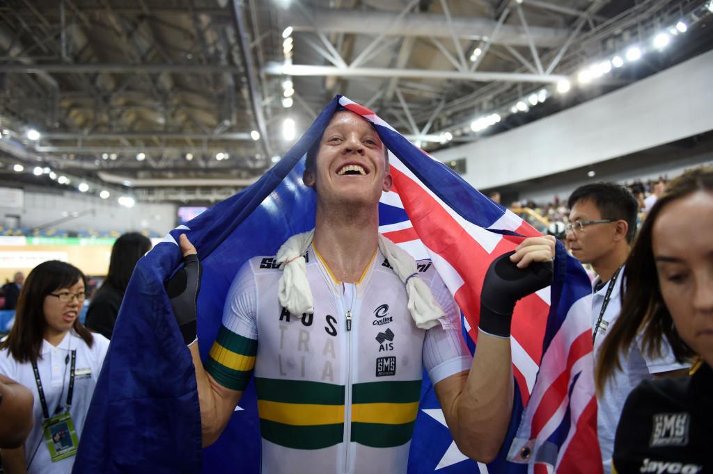 Cameron Meyer claimed points race and team pursuit wins as Australia finished top of the medals table with three golds and 11 medals ©Getty Images
