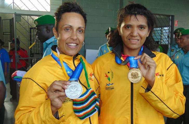 Papua New Guinea's Lynette Vai beat teammate Eli Webb to take women's Pacific Games squash gold at Port Moresby 2015 ©Port Moresby 2015