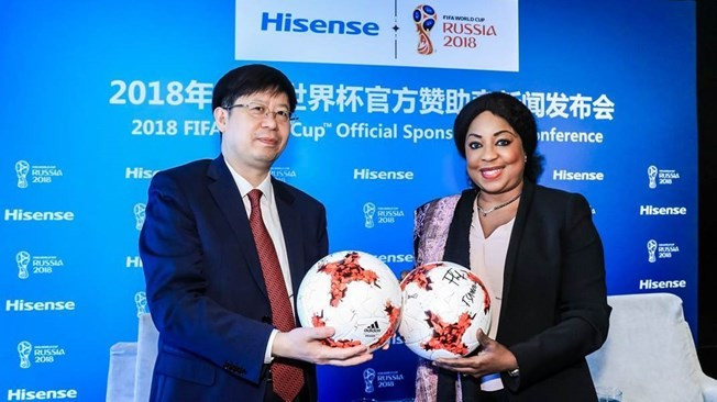 Hisense named as sponsor for 2018 FIFA World Cup