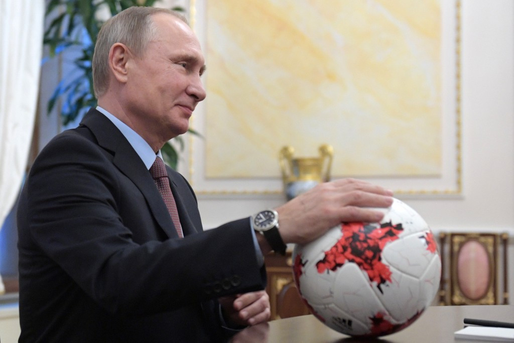 Vladimir Putin has signed a law tightening restrictions on football violence ©Getty Images
