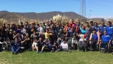 Thirty-three potential Paralympians were identified at a youth development programme event in Chile ©PCC