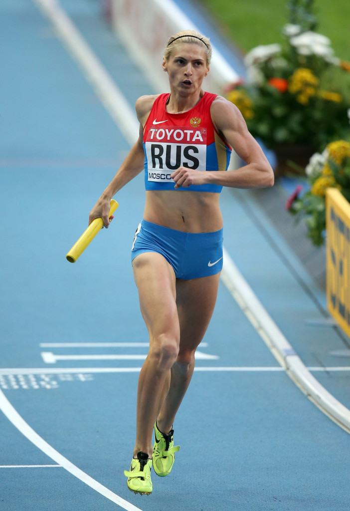 Antonina Krivoshapka is among the Russian athletes reportedly implicated ©Getty Images