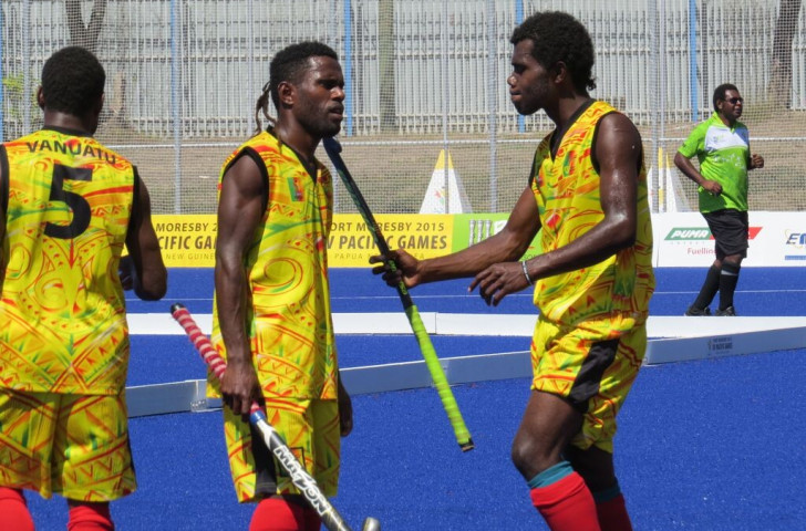 Vanuatu drew 6-6 with hosts Papua New Guinea in the men's hockey event ©Port Moresby 2015