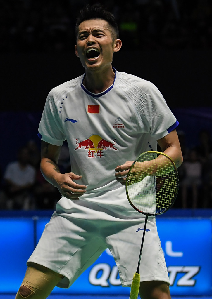 Lin Dan, pictured winning the Malaysian Open earlier this month, had a straightforward first round win today ©Getty Images