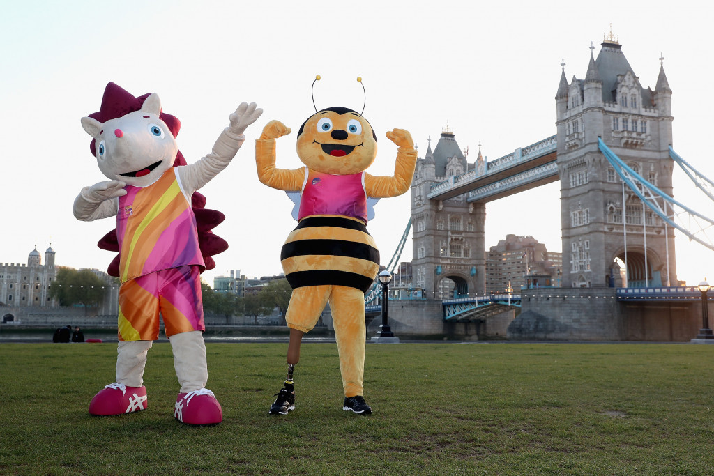 A hedgehog and bee were chosen as  mascots for London 2017 because both species are in decline in the UK ©London 2017