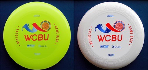 Yellow discs will be used in all matches at the World Championships which are broadcast ©WFDF