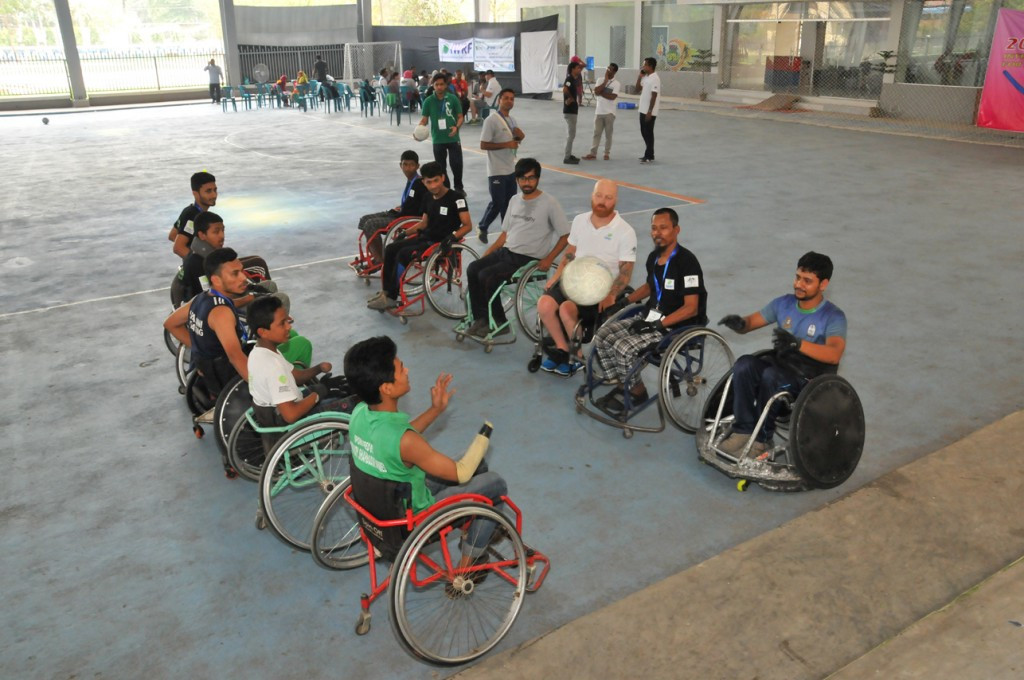 International Wheelchair Rugby Federation hold development clinic in Dhaka