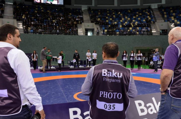 The test events also gave the media and photographers the chance to get a first-hand look of what it will be like at Baku 2015 come games time
