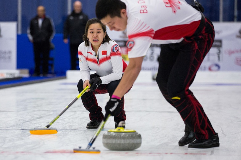 China made a winning start with an 8-4 victory over Sweden ©WCF/Céline Stucki