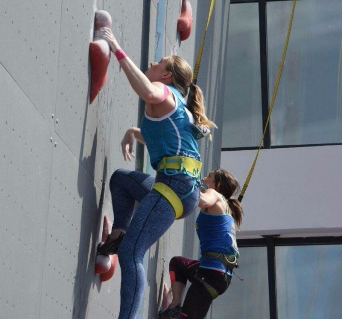 Russian sets women's speed world record at IFSC World Cup in Chongqing