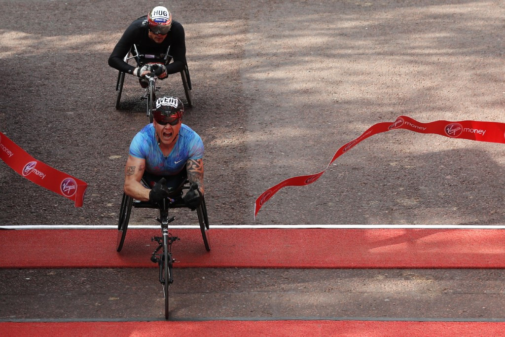 David Weir won the men's wheelchair title for the seventh time ©Getty Images