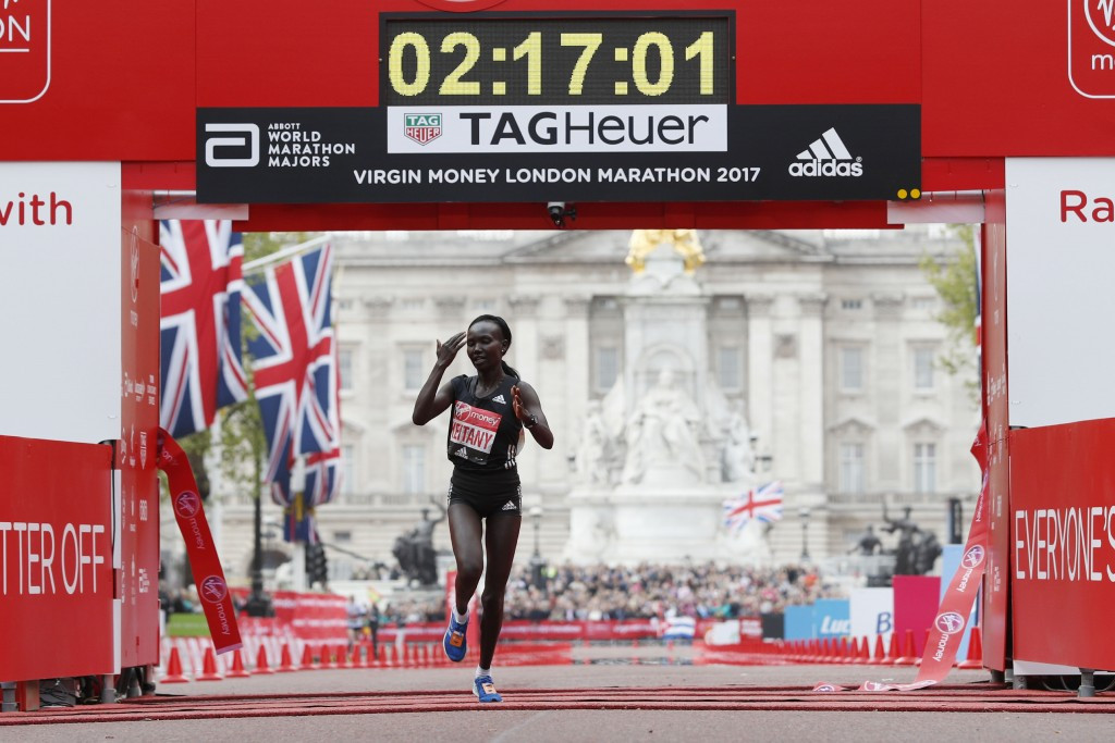 Mary Keitany achieve the women's only world record ©Getty Images