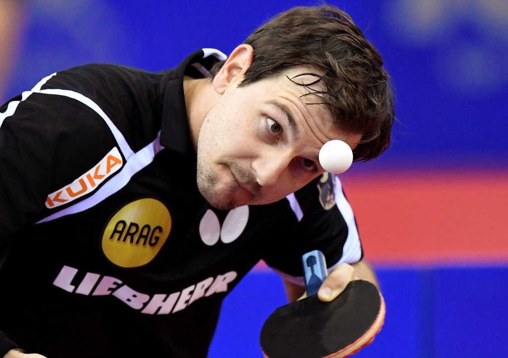 Timo Boll emerged victorious from an all-German affair as he beat Patrick Franziska in the men's singles final ©Getty Images