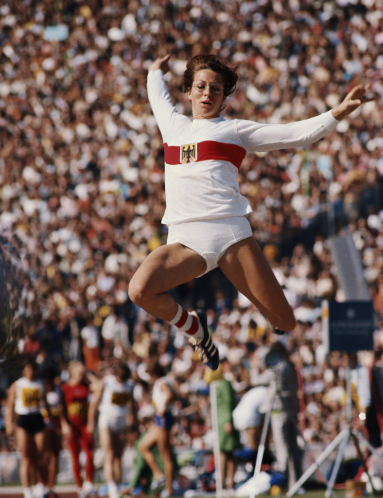 Heide Rosendahl’s won three medals at her home 1972 Olympic Games in Munich, including gold in the long jump ©Getty Images