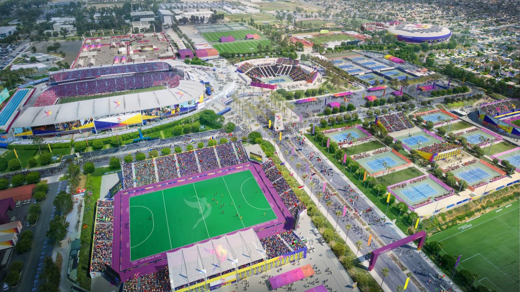Los Angeles unveil virtue venue tour of South Bay Sports Park to coincide with Earth Day