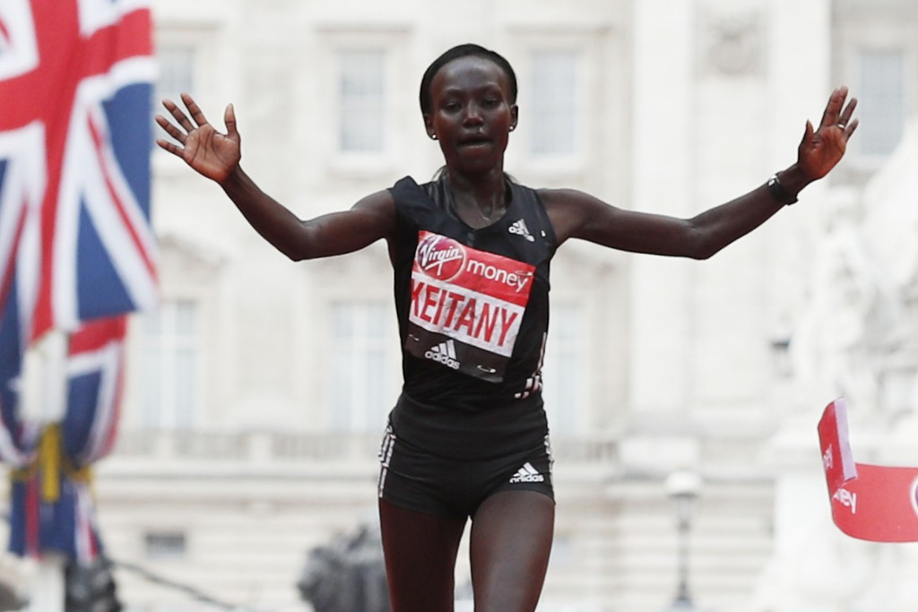 Kenya's Mary Keitany won the women's race after leading from the front ©Getty Images