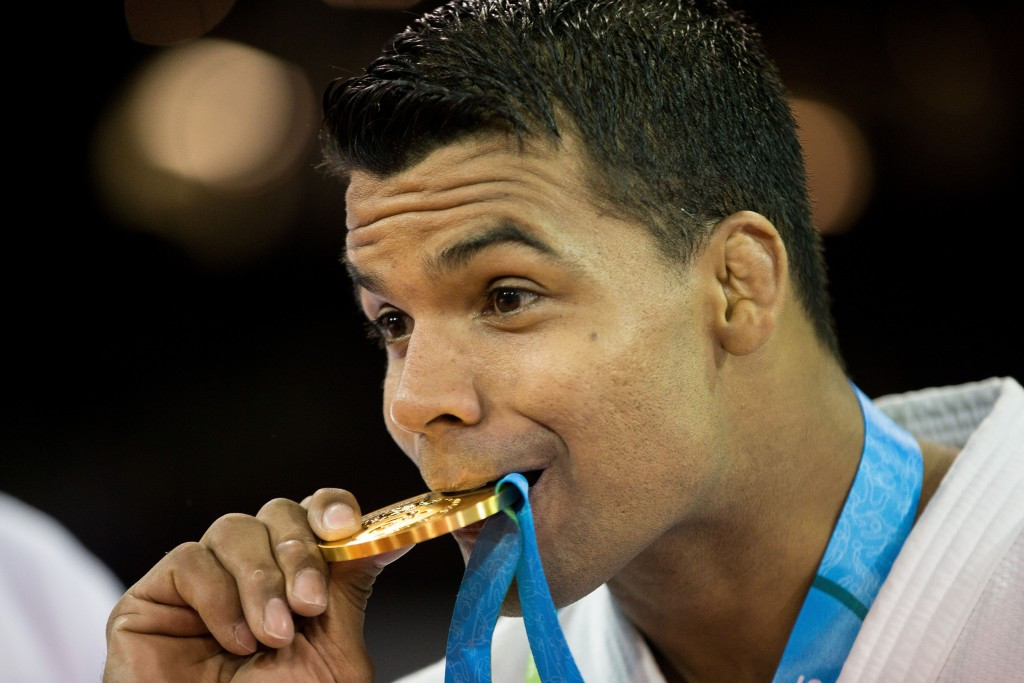Judoka Lucian Correa was another Brazilian winner today on a successful day for Brazil ©AFP/Getty Images
