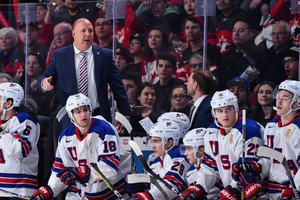 Bob Motzko guided the United States to their fourth IIHF World Junior Championships title in Canada in January ©Getty Images