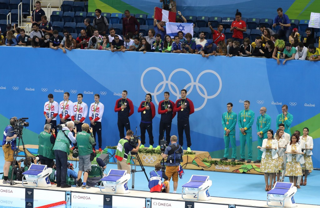 During Chuck Wielgus' tenure, the United States team earned 156 podium results across five Olympic Games ©Getty Images