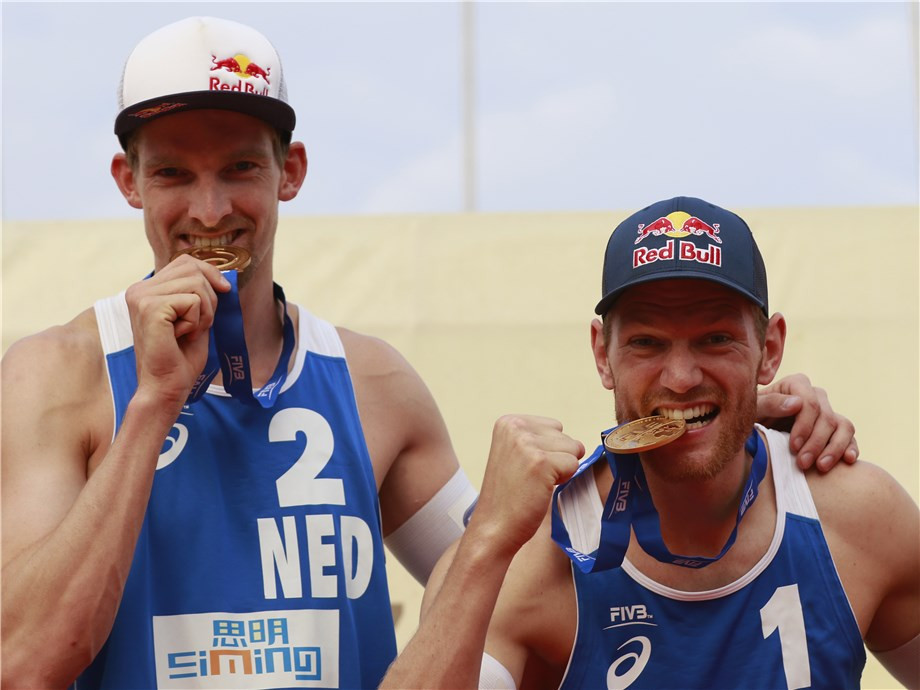Dutch delight as Brouwer and Meeuwsen strike gold at FIVB Xiamen Open