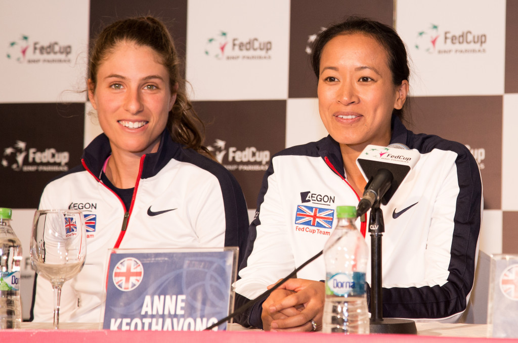 Johanna Konta, left, and Anne Keothavong are alleged to have been sworn at by Ilie Nastase ©Getty Images