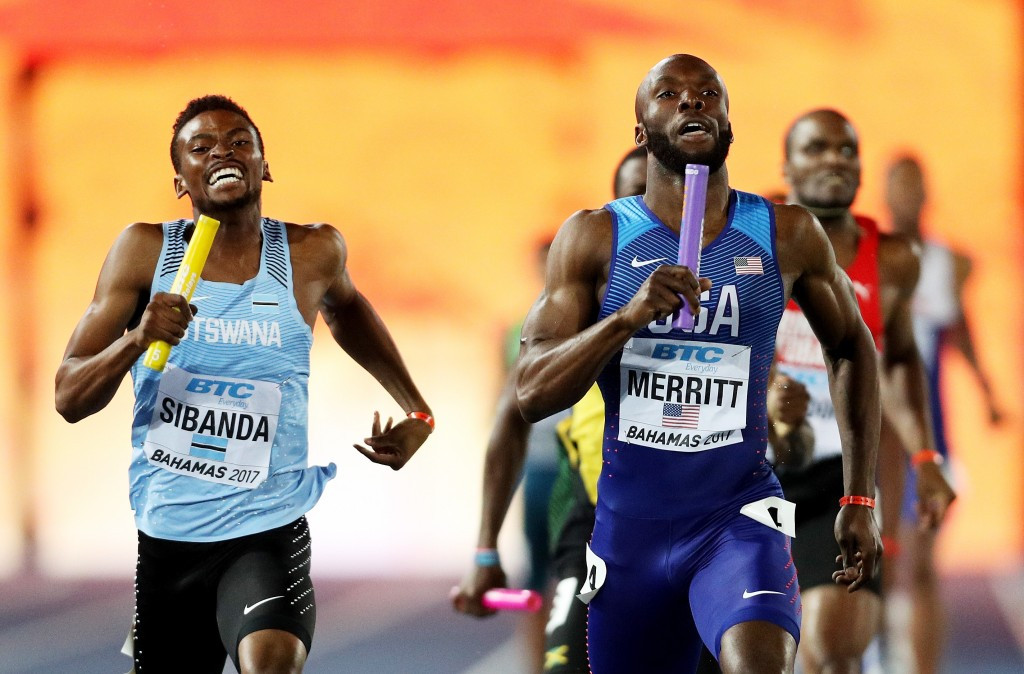 US retain Golden Baton at IAAF World Relays in Nassau, but home fans enjoy final flourish