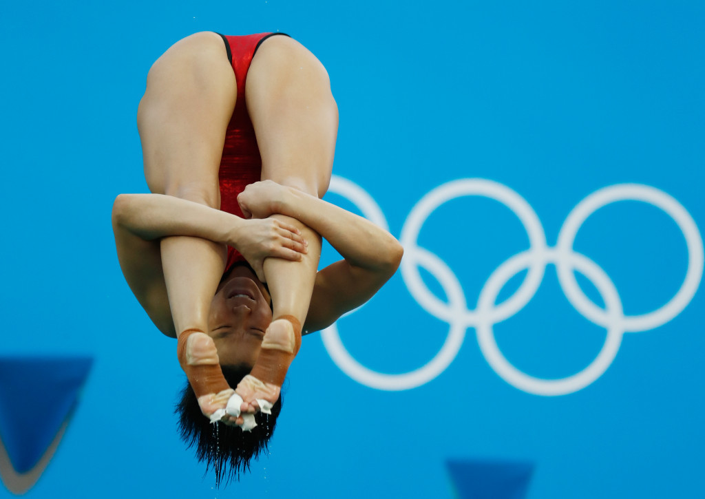 Shi Tingmao topped the women's 3m springboard podium ©Getty Images