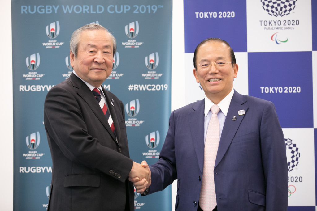 Tokyo 2020 has today signed a landmark collaboration agreement with the Japan 2019 Rugby World Cup ©Tokyo 2020/Mukuo Uta