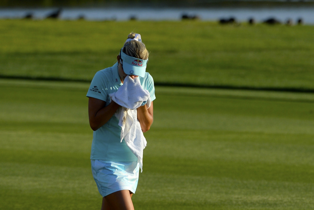 Lexi Thompson was given a four-stroke penalty while leading the final round of the ANA Inspiration ©Getty Images