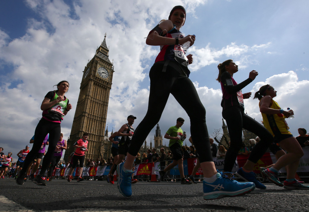The AbbottWMM Series comprise the world’s six most recognised marathons, including that in London ©Getty Images