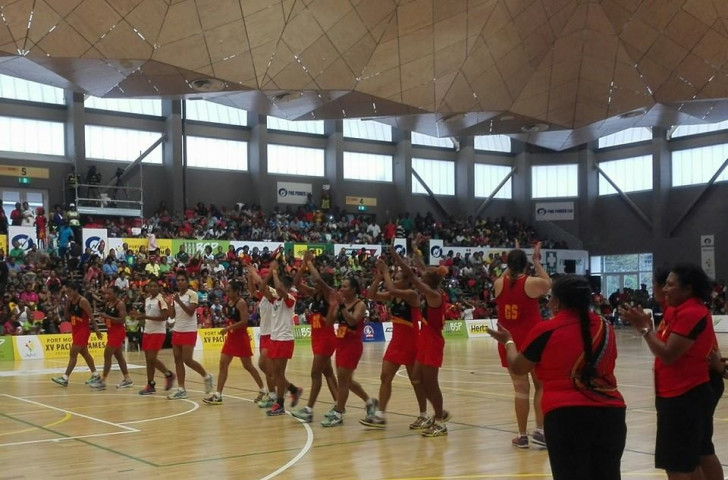 Papua New Guinea's netball team beat Samoa 62-54 in Pool B ©Port Moresby 2015