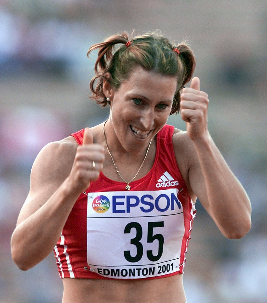 Austria's Stephanie Graf won the European Athlete of the Year Trophy in 2001 after finishing second in the 800m at the World Championships but was later banned for alleged illegal blood doping practices ©Getty Images