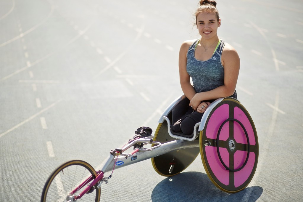 Commonwealth Games bronze medal-winning wheelchair racer shows support for Inter Spinal Unit Games athletes