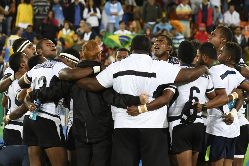 Fiji have been honoured for their historic Olympic gold medal ©Getty Images