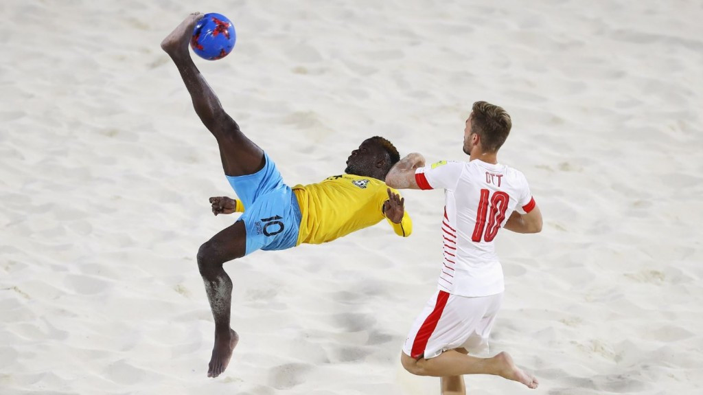 The Bahamas were defeated 3-2 by Switzerland in their first FIFA Beach Soccer World Cup match ©Getty Images