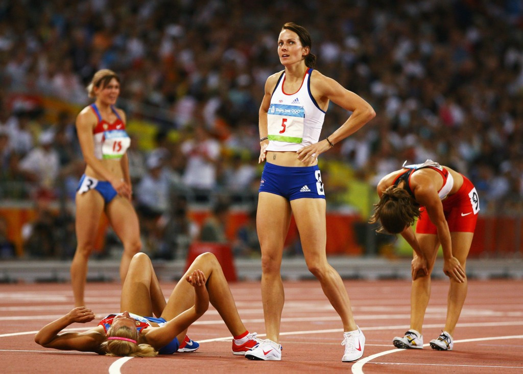 Britain's Kelly Sotherton originally finished fifth in the heptathlon at Beijing 2008 but has now been promoted to the bronze medal after two of those ahead of her tested positive ©Getty Images