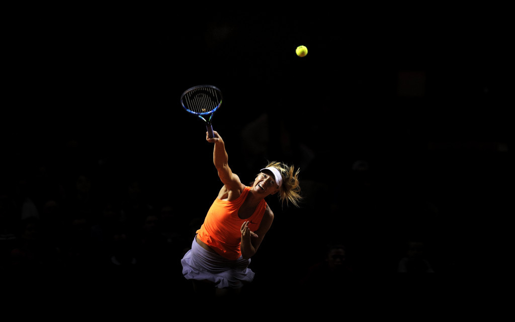 Maria Sharapova earned her third straight win in Stuttgart ©Getty Images